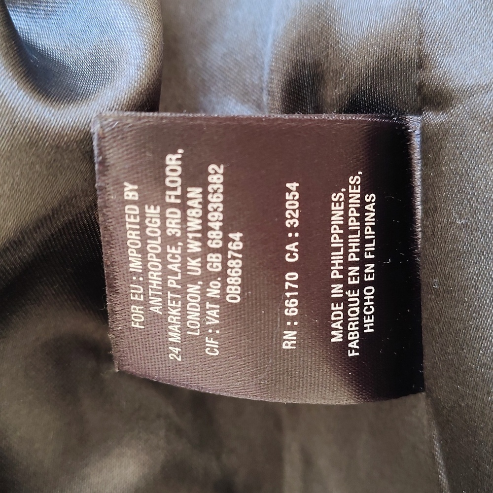 NWOT ANTHROPOLOGIE ett:twa Blooming Blazer Floral Velvet Size 12 - Picture 14 of 14